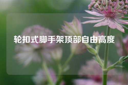 轮扣式脚手架顶部自由高度